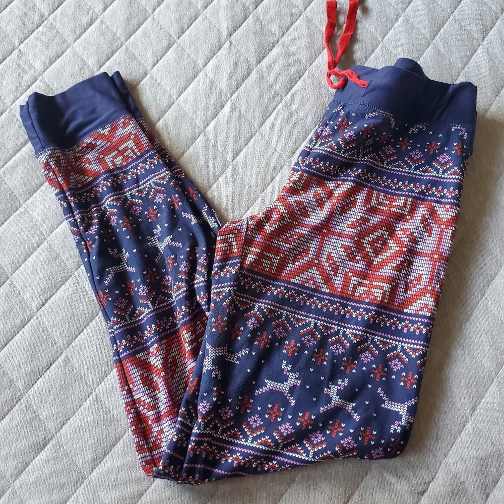 ⭐4/$20 Lularoe Pajama Lounge Jogger Pants Medium